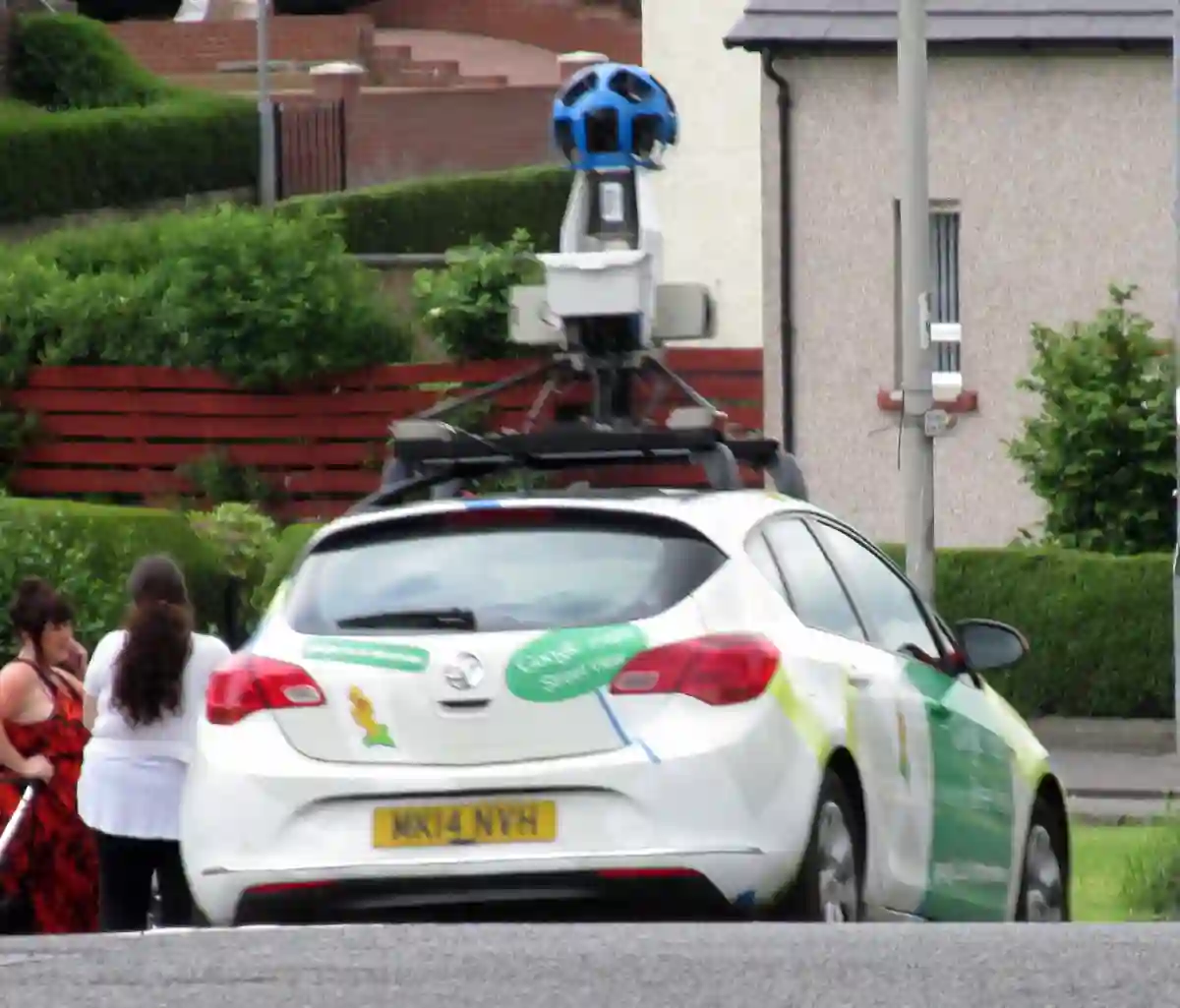 Picture of a Google Car spotted in Clydebank, Scotland, United Kingdom on June 2, 2015.