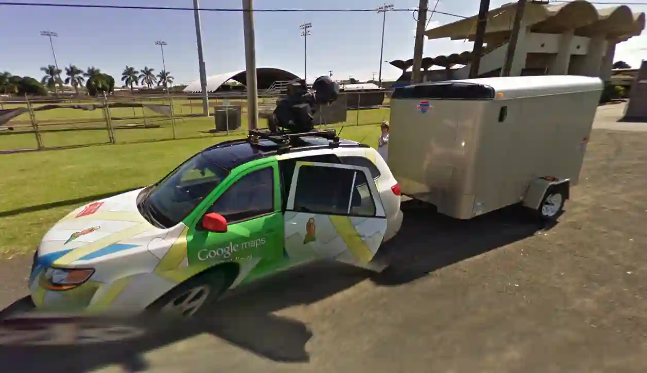 Picture of a Google Car spotted in Hilo, Hawaii, USA on December 1, 2011.