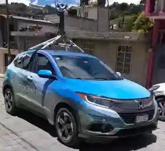 Picture of a Google Car spotted in San Bartolomé Atlatlahuca, State of Mexico, Mexico on July 4, 2024.