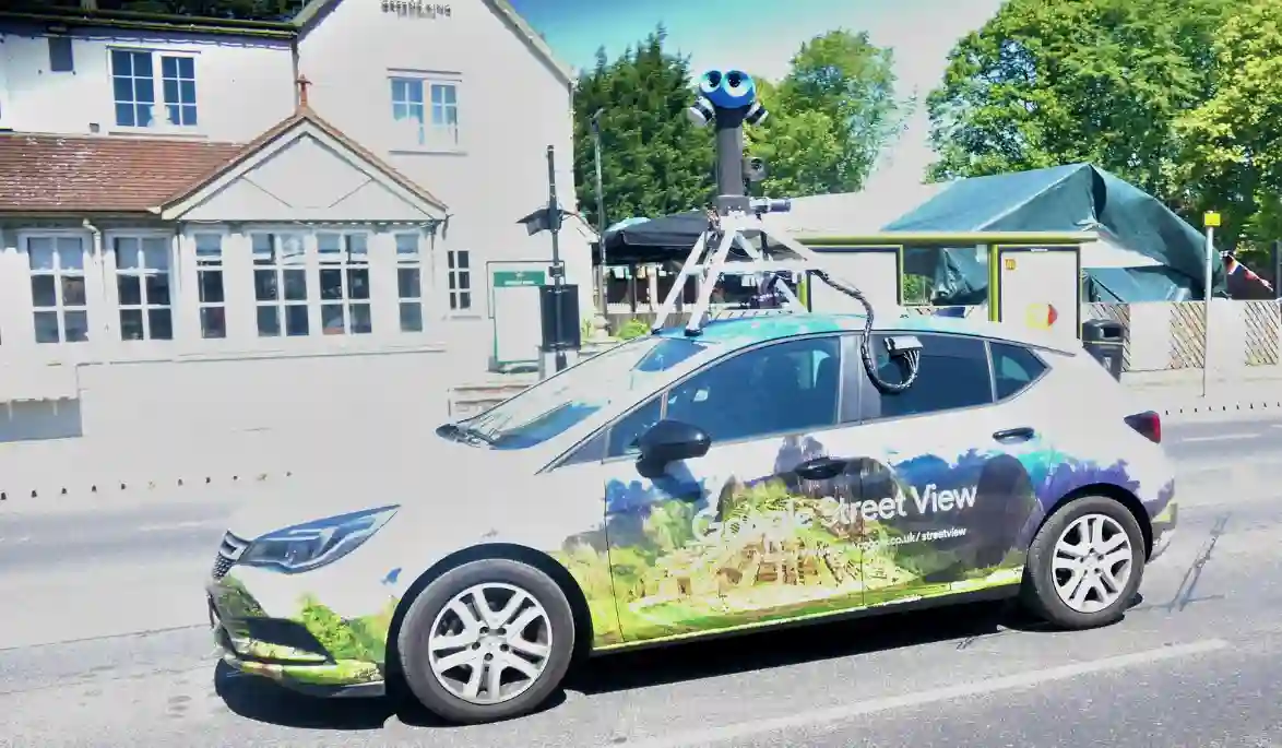 Picture of a Google Car spotted in Toton, England, United Kingdom on June 23, 2021.