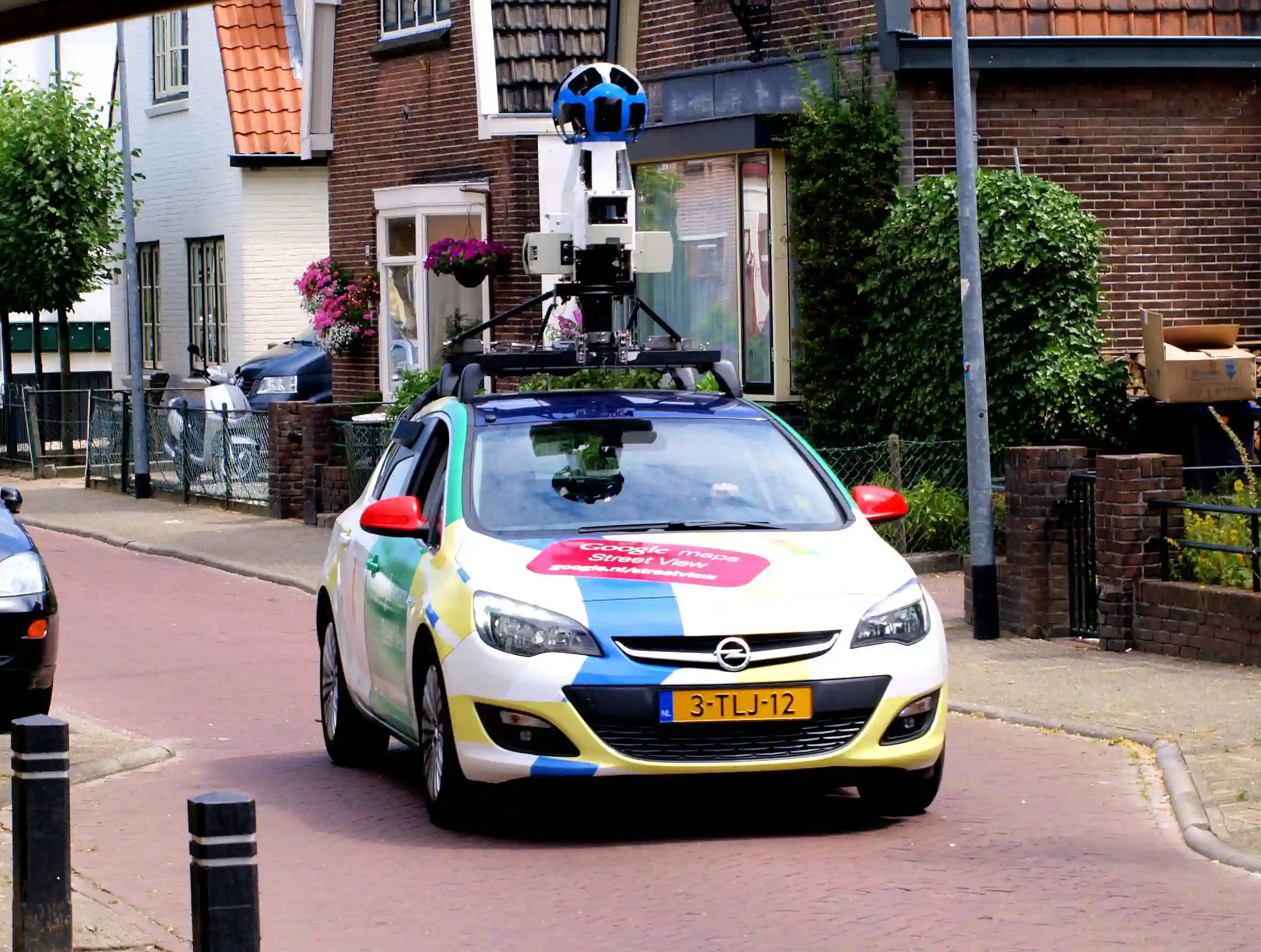 Picture of a Google Car spotted in Hilversum, North Holland, Holland on July 4, 2014.
