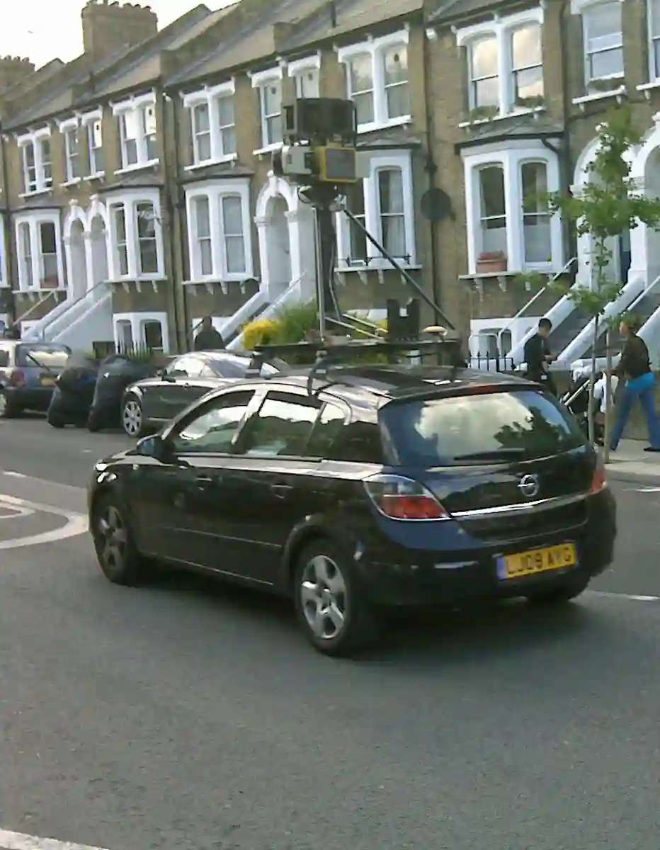 Picture of a Google Car spotted in Kentish Town, London, England, United Kingdom on July 6, 2008.
