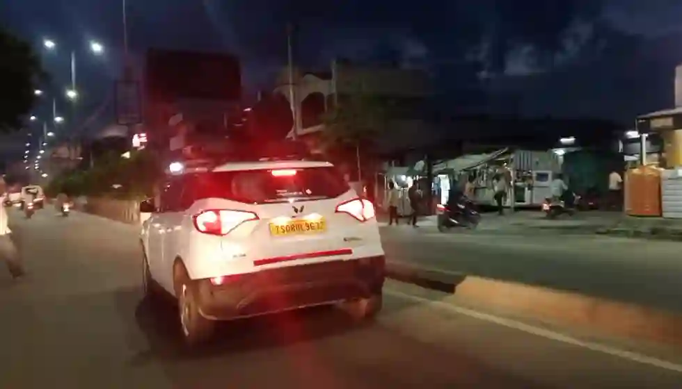 Picture of a Apple Car spotted in Renigunta, Andhra Pradesh, India on July 13, 2024.
