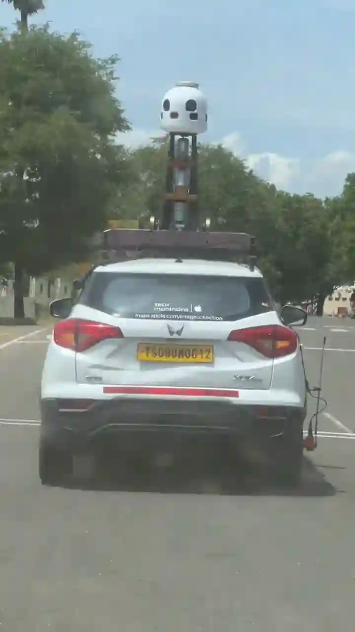 Picture of a Apple Car spotted in Kangeyam, Tamil Nadu, India on July 13, 2024.
