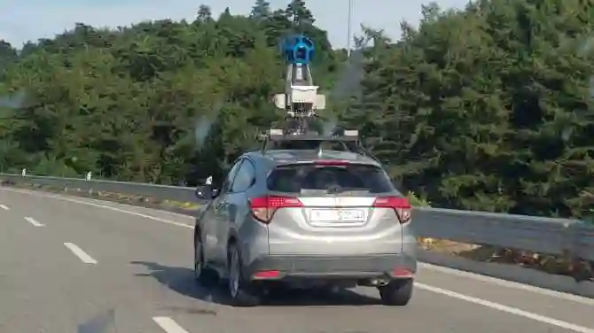 Picture of a Google Car spotted in South Chungcheong Province, South Korea on August 18, 2019.