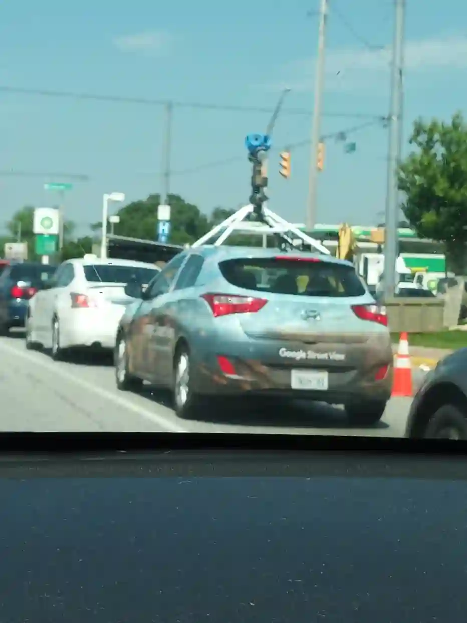 Picture of a Google Car spotted in Hammond, Indiana, United States on July 2, 2019.