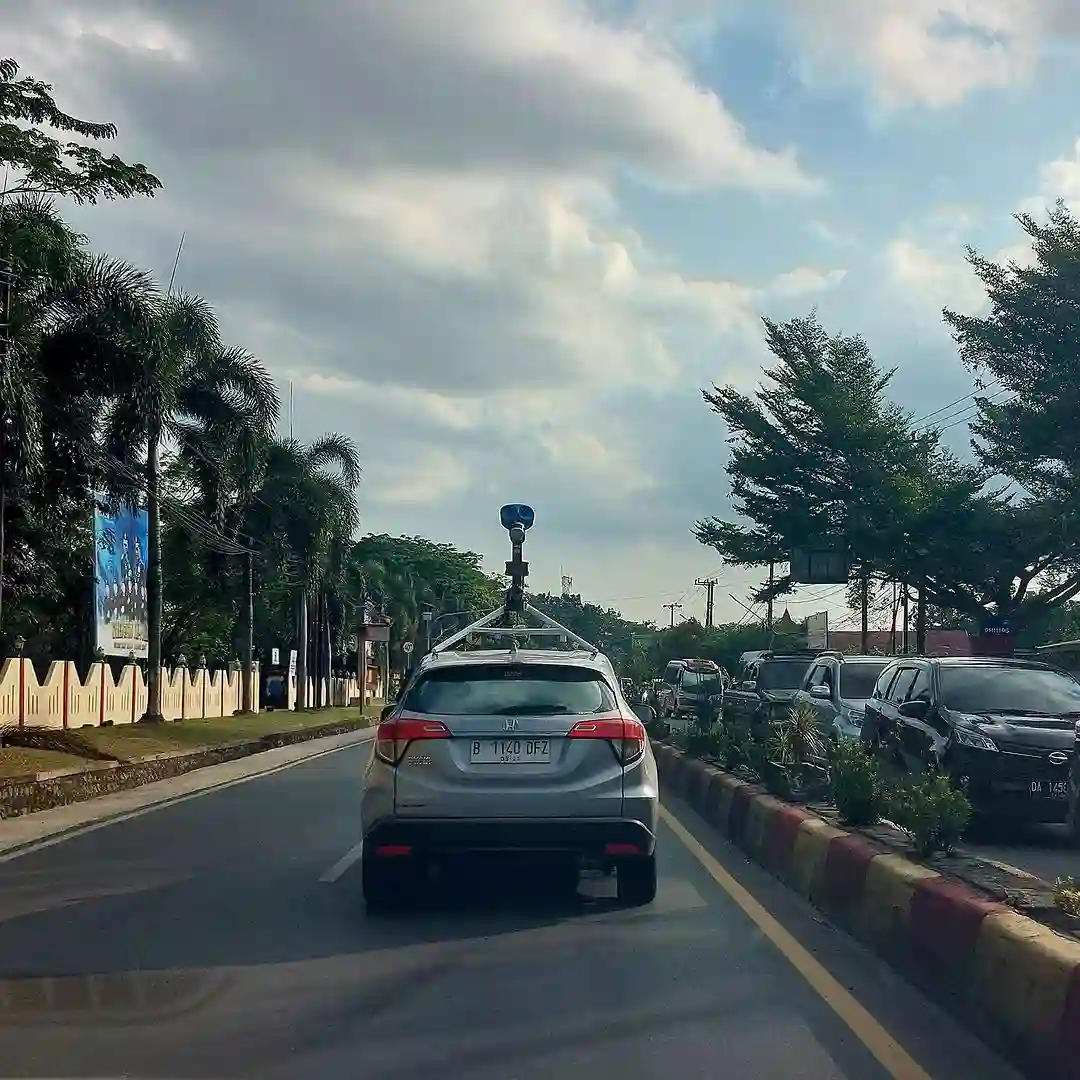 Picture of a Google Car spotted in Banjarbaru, South Kalimantan, Indonesia on July 25, 2024.