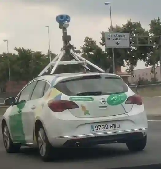 Picture of a Google Car spotted in Sant Quirze del Vallès, Catalonia, Spain on July 22, 2018.