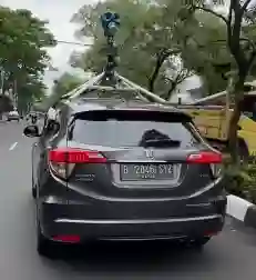 Picture of a Google Car spotted in Surabaya, East Java, Indonesia on April 9, 2024.