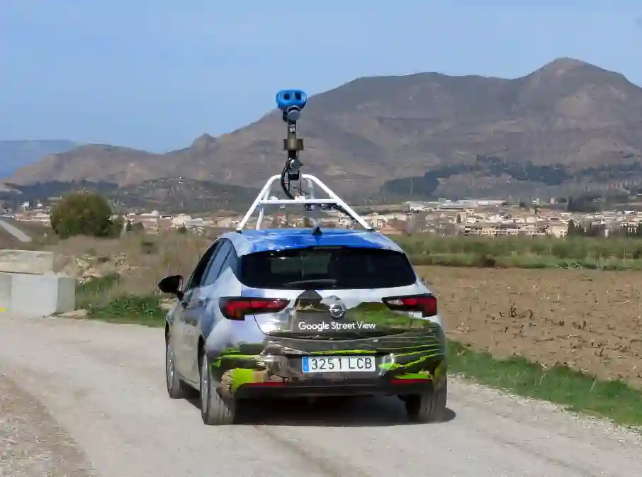 Picture of a Google Car spotted in Atarfe, Andalusia, Spain on March 10, 2024.