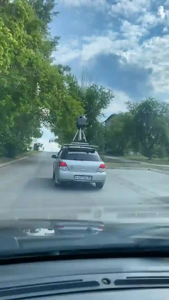Picture of a Yandex Car spotted in Kamensk-Uralsky, Sverdlovsk Oblast, Russia on June 23, 2023.