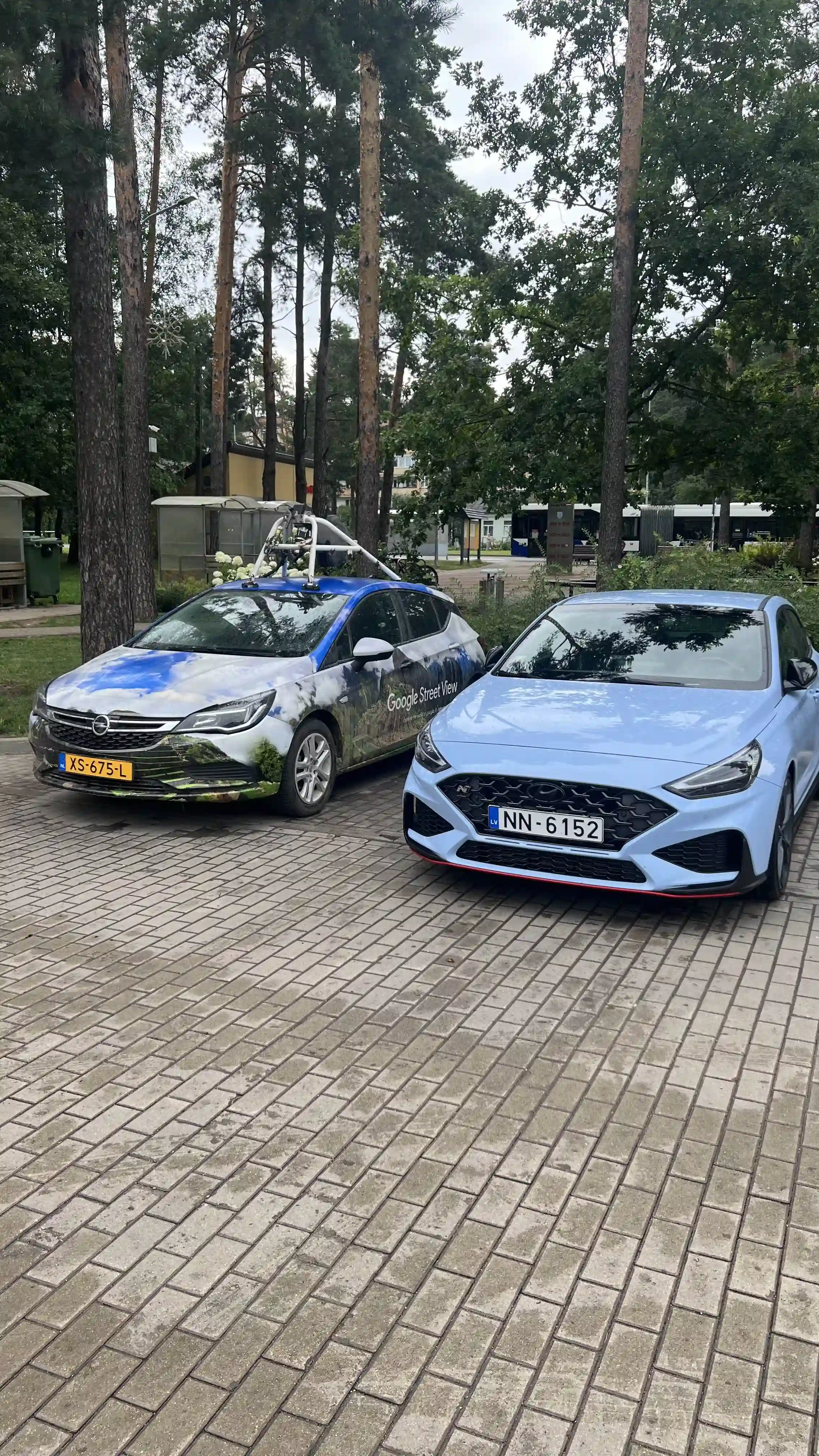 Picture of a Google Car spotted in Ulbroka, Ropaži municipality, Latvia on July 28, 2024.
