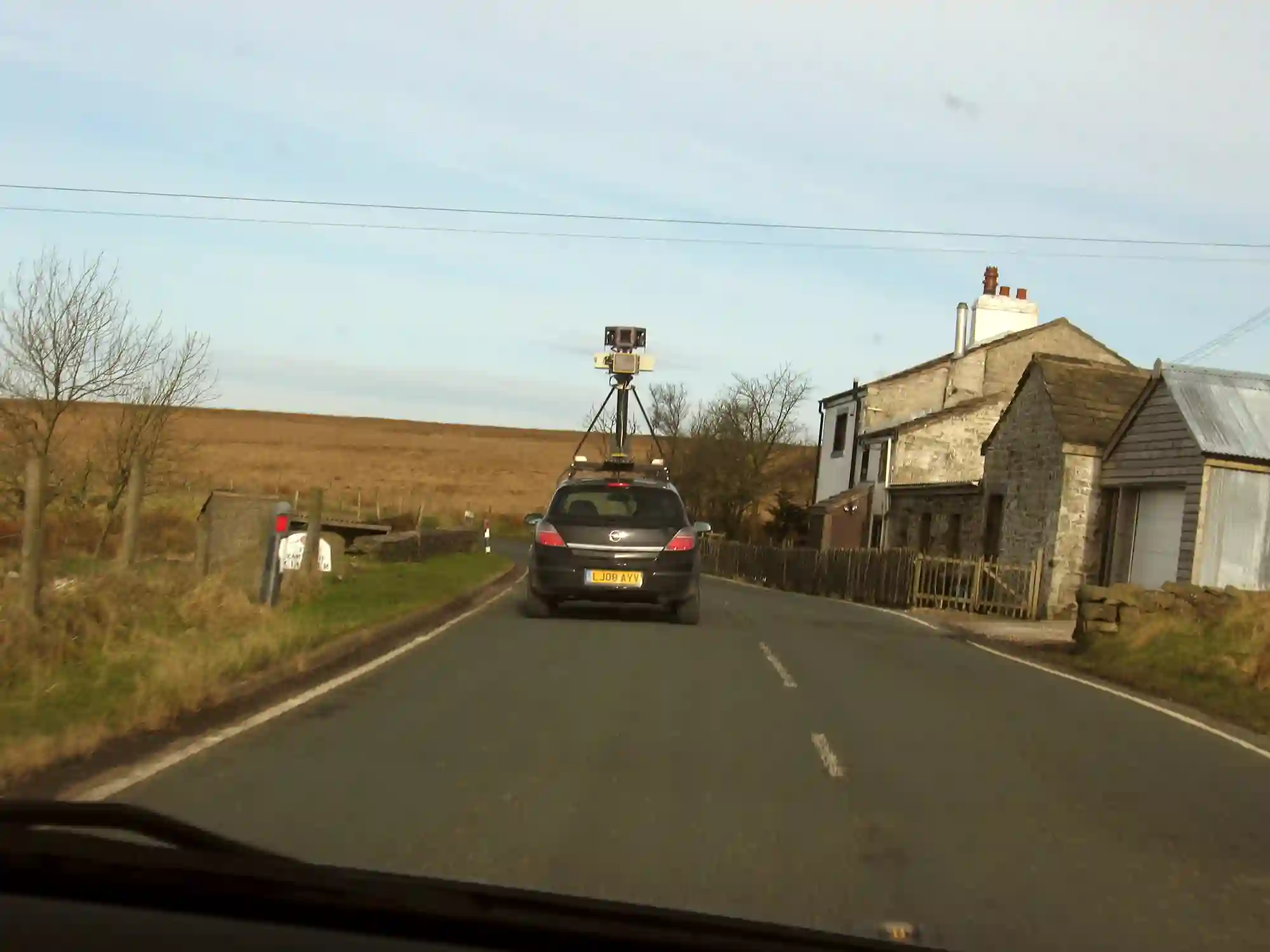 Picture of a Google Car spotted in Todmorden, England, United Kingdom on March 24, 2009.