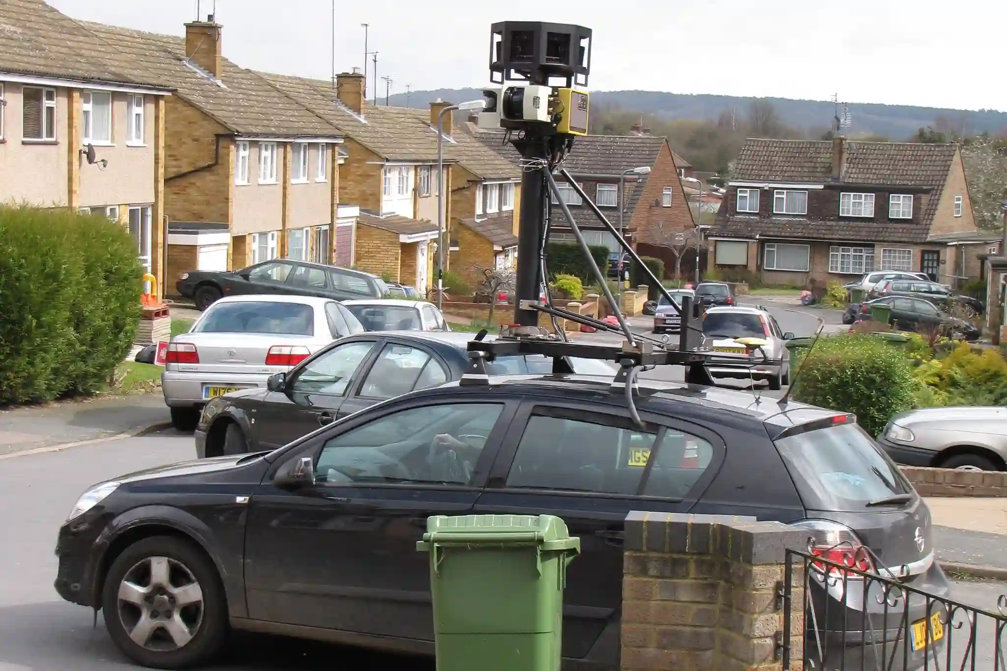 Picture of a Google Car spotted in Bletchley, England, United Kingdom on March 26, 2009.