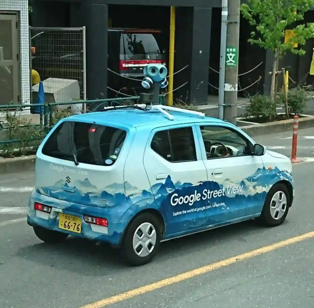 Picture of a Google Car spotted in Setagaya City, Tokyo, Japan on May 12, 2018.