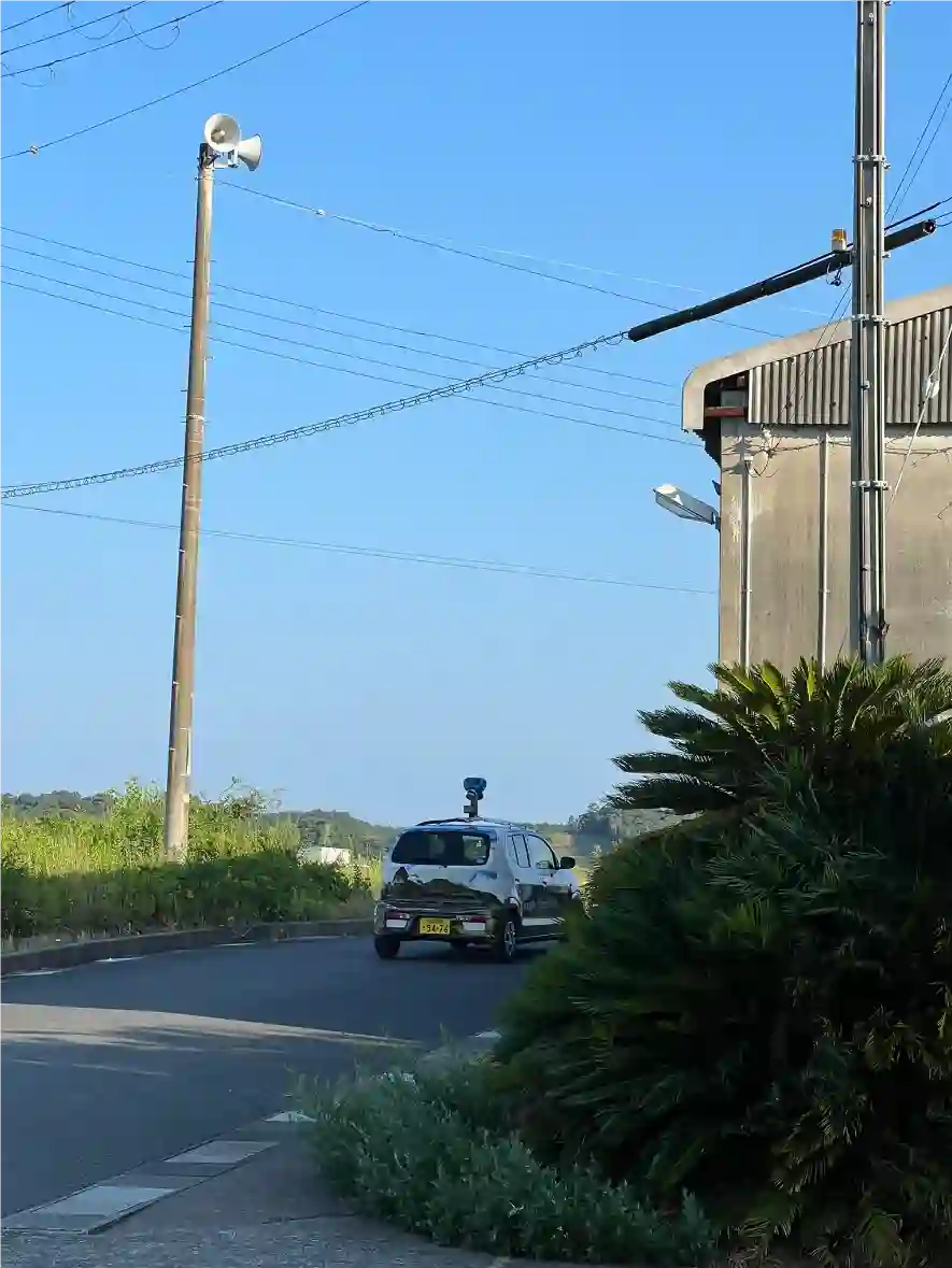 Picture of a Google Car spotted in Tanabe, Wakayama, Japan on August 2, 2024.