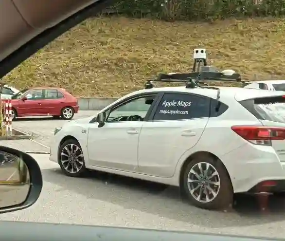Picture of a Apple Car spotted in Möriken-Wildegg, Aargau, Switzerland on August 2, 2024.