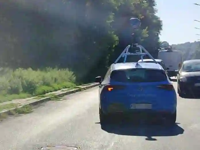 Picture of a Google Car spotted in Lwówek Śląski, Lower Silesia Voivodeship, Poland on August 13, 2024.