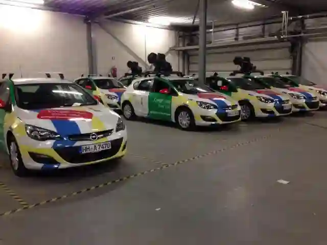 Picture of a Google Car spotted in Loosdrecht, North Holland, Netherlands on July 1, 2014.