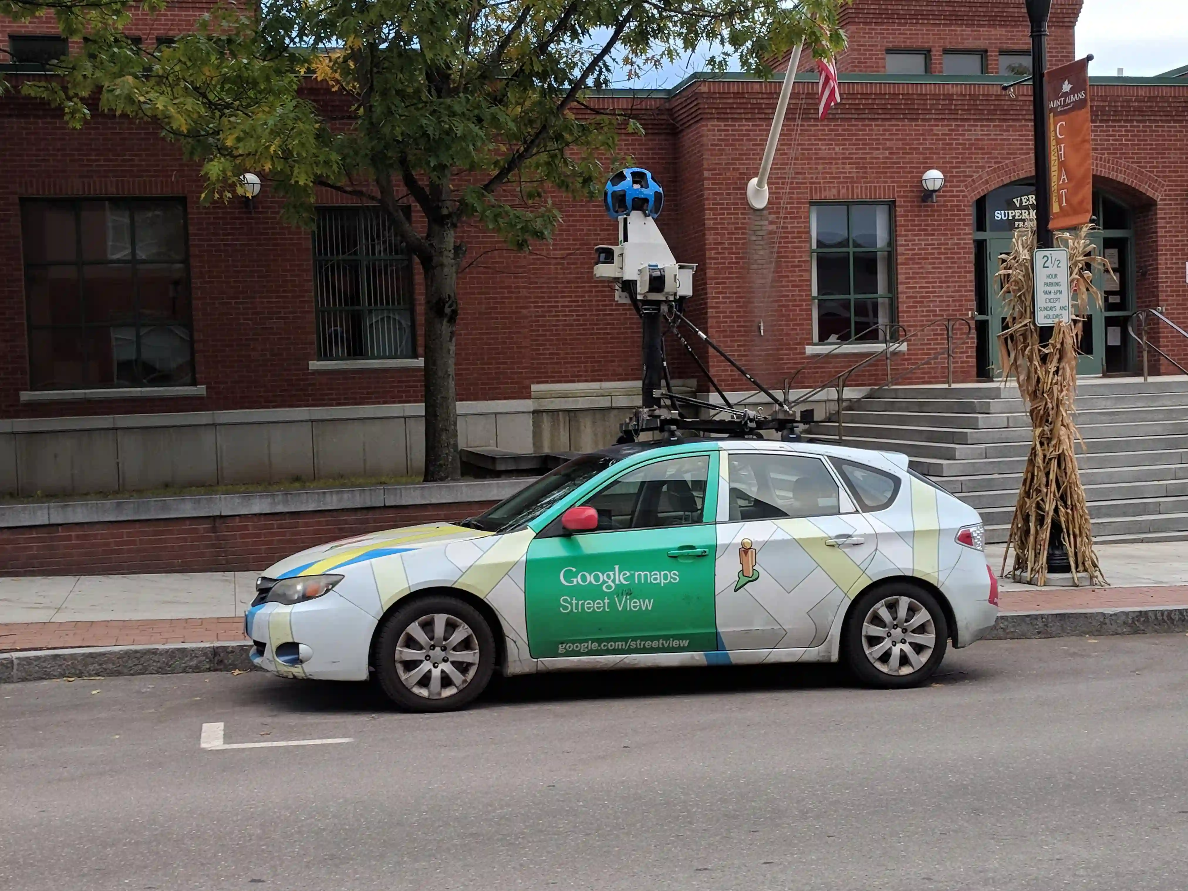 Picture of a Google Car spotted in St. Albans, Vermont, United States on October 6, 2018.