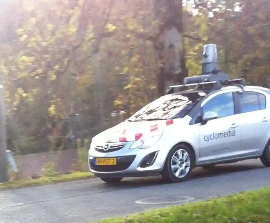 Picture of a Cyclomedia Car spotted in Norway on October 12, 2012.