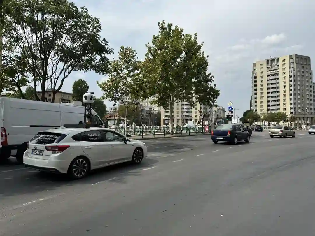 Picture of a Apple Car spotted in Bucharest, Romania on August 27, 2024.
