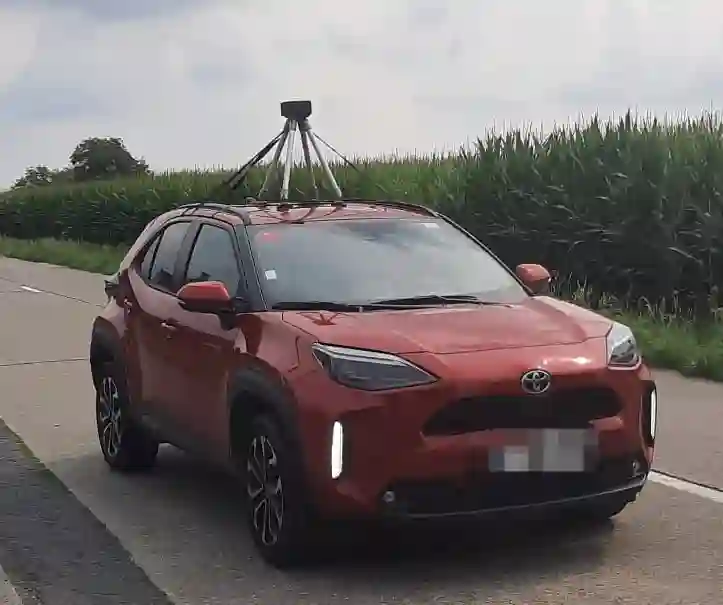Picture of a Google Car spotted in Deinze, Flanders, Belgium on August 18, 2024.