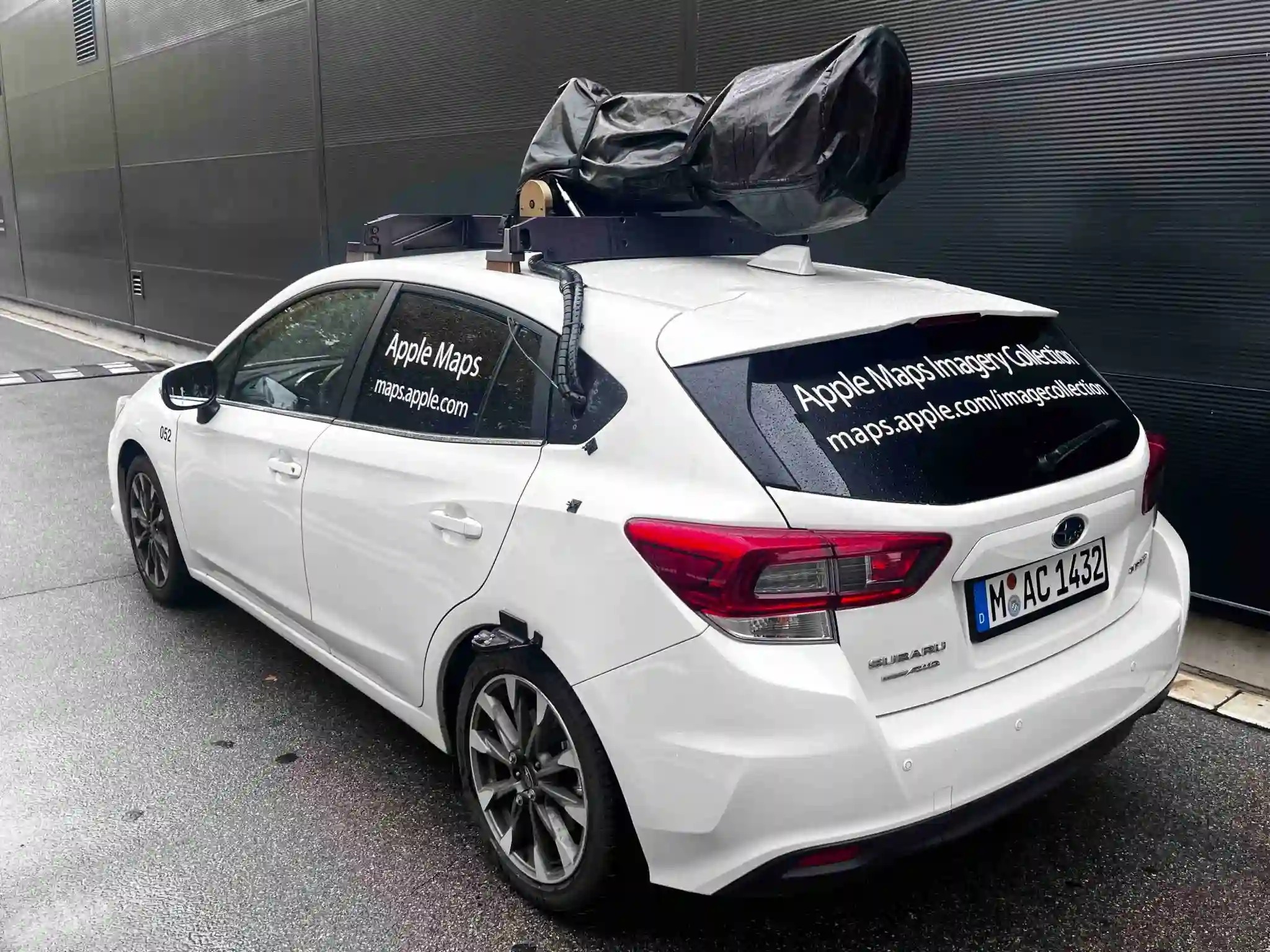 Picture of a Apple Car spotted in Belgrade, Serbia on September 10, 2024.