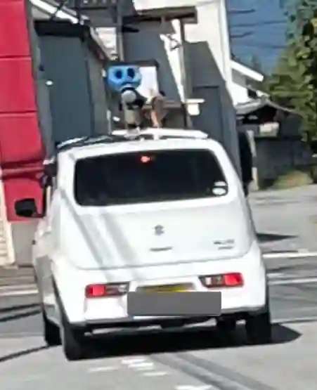 Picture of a Google Car spotted in Yamanashi, Japan on September 12, 2024.