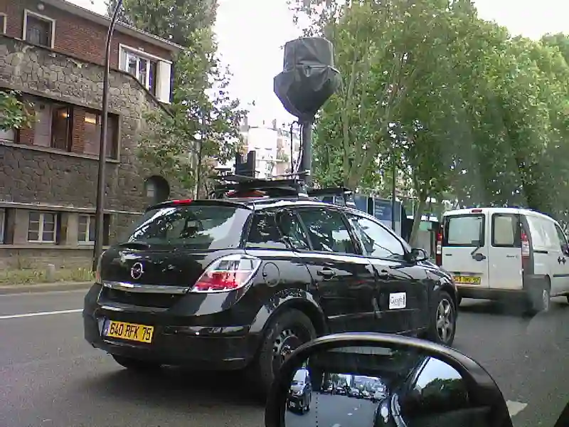 Picture of a Google Car spotted in Auteuil-Neuilly-Passy, Paris, France on June 1, 2008.