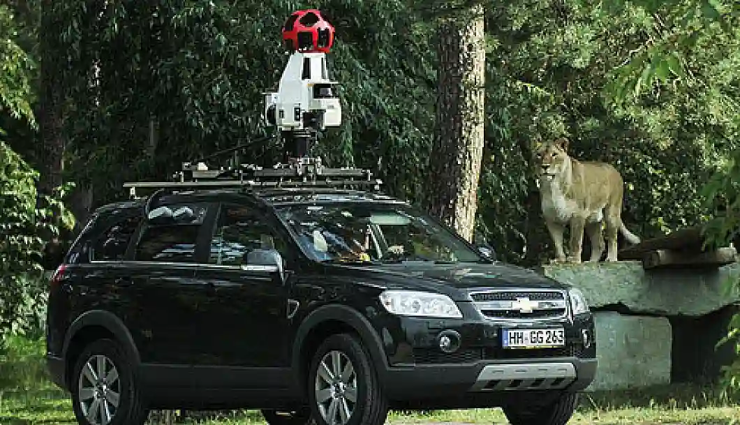 Picture of a Google Car spotted in Schloß Holte-Stukenbrock, North Rhine-Westphalia, Germany on August 15, 2012.