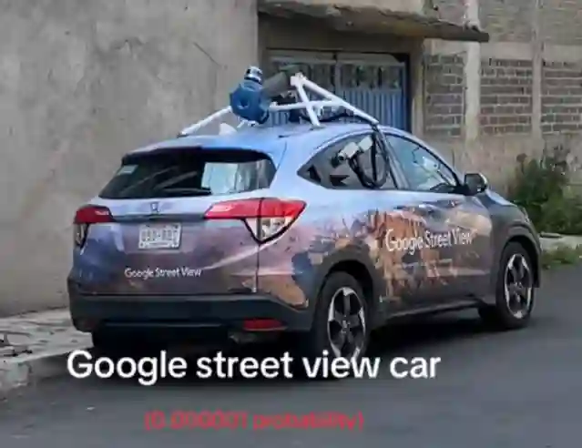 Picture of a Google Car spotted in Mexico City, Mexico on September 22, 2024.