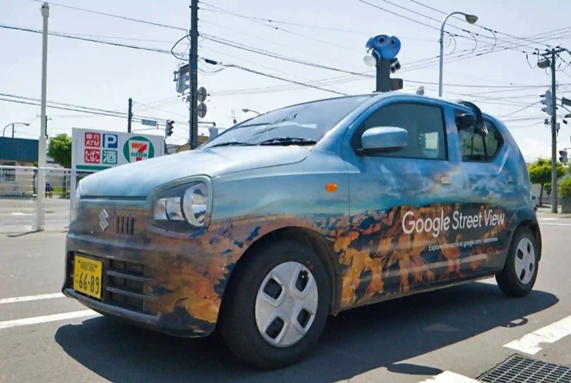 Picture of a Google Car spotted in Sunagawa, Hokkaido, Japan on June 10, 2024.