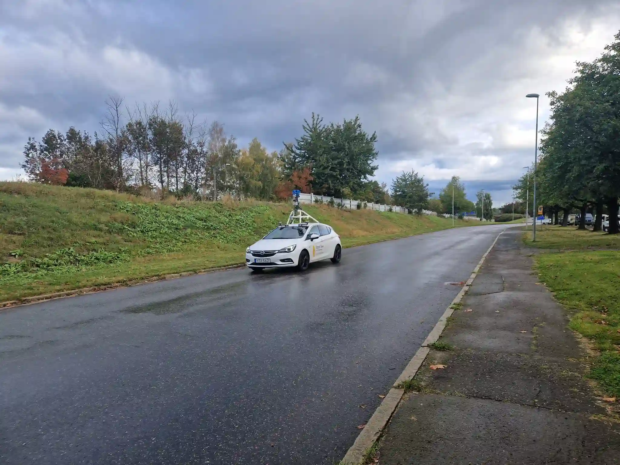 Picture of a Google Car spotted in Norrköping, Östergötland County, Sweden on October 1, 2024.