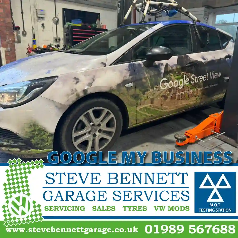 Picture of a Google Car spotted in Ross-on-Wye, England, United Kingdom on October 3, 2024.