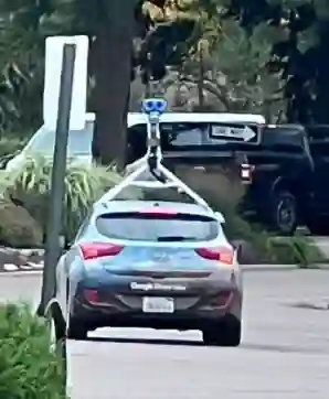 Picture of a Google Car spotted in Ann Arbor, Michigan, United States on September 15, 2022.