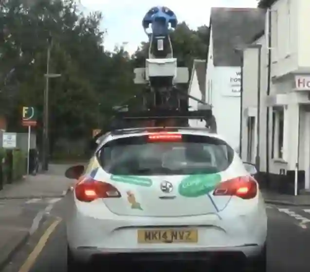 Picture of a Google Car spotted in Woking, Surrey, England, United Kingdom on July 9, 2014.