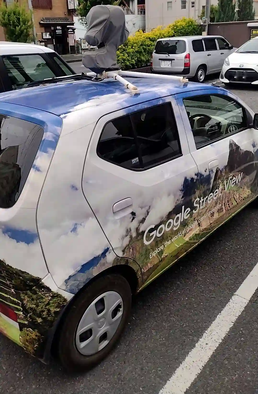 Picture of a Google Car spotted in Japan on May 22, 2024.