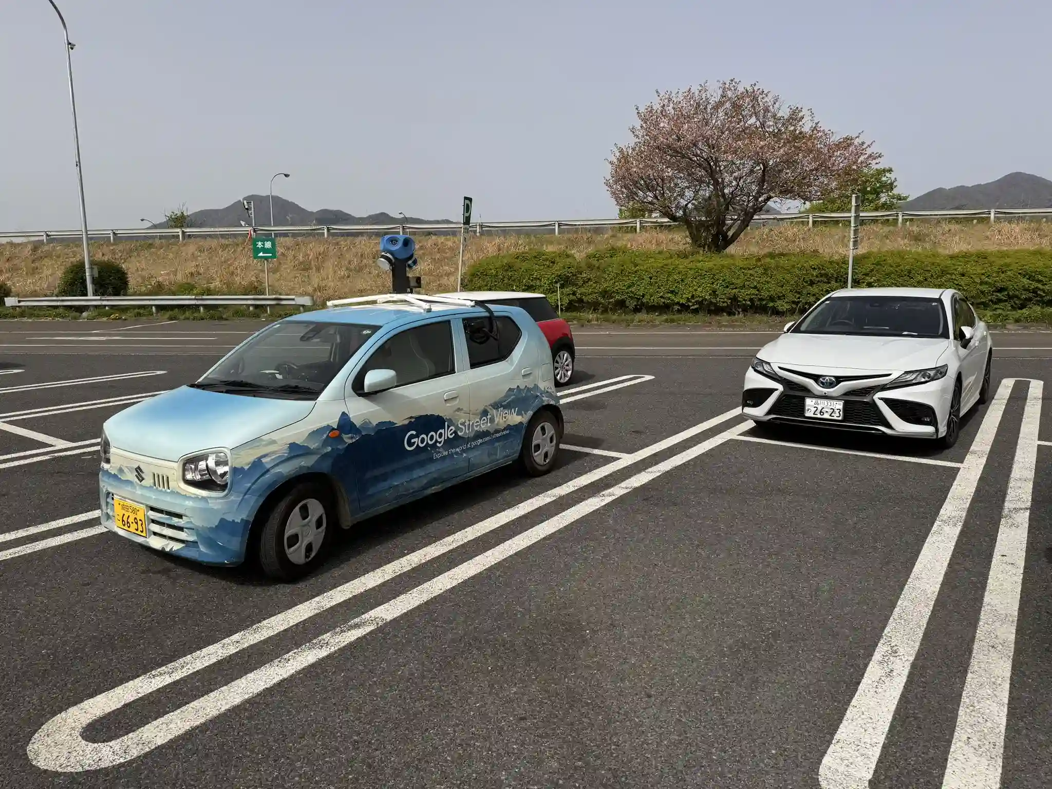 Picture of a Google Car spotted in Shiroishi, Miyagi, Japan on April 26, 2024.