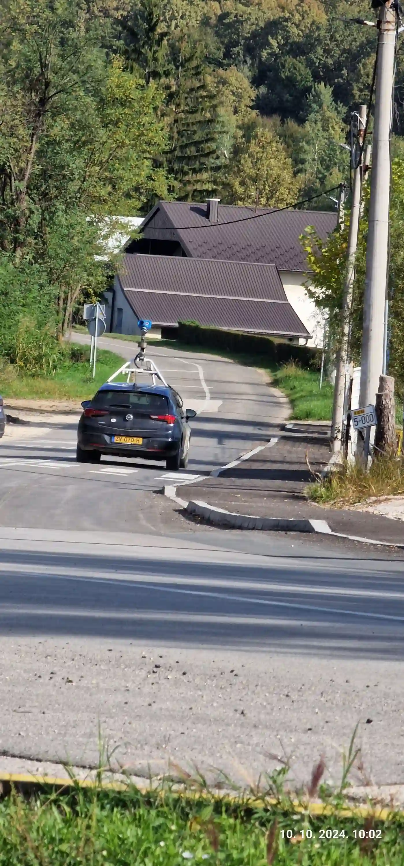 Picture of a Google Car spotted in Sivša, Federation Of Bosnia And Herzegovina, Bosnia And Herzegovina on October 10, 2024.