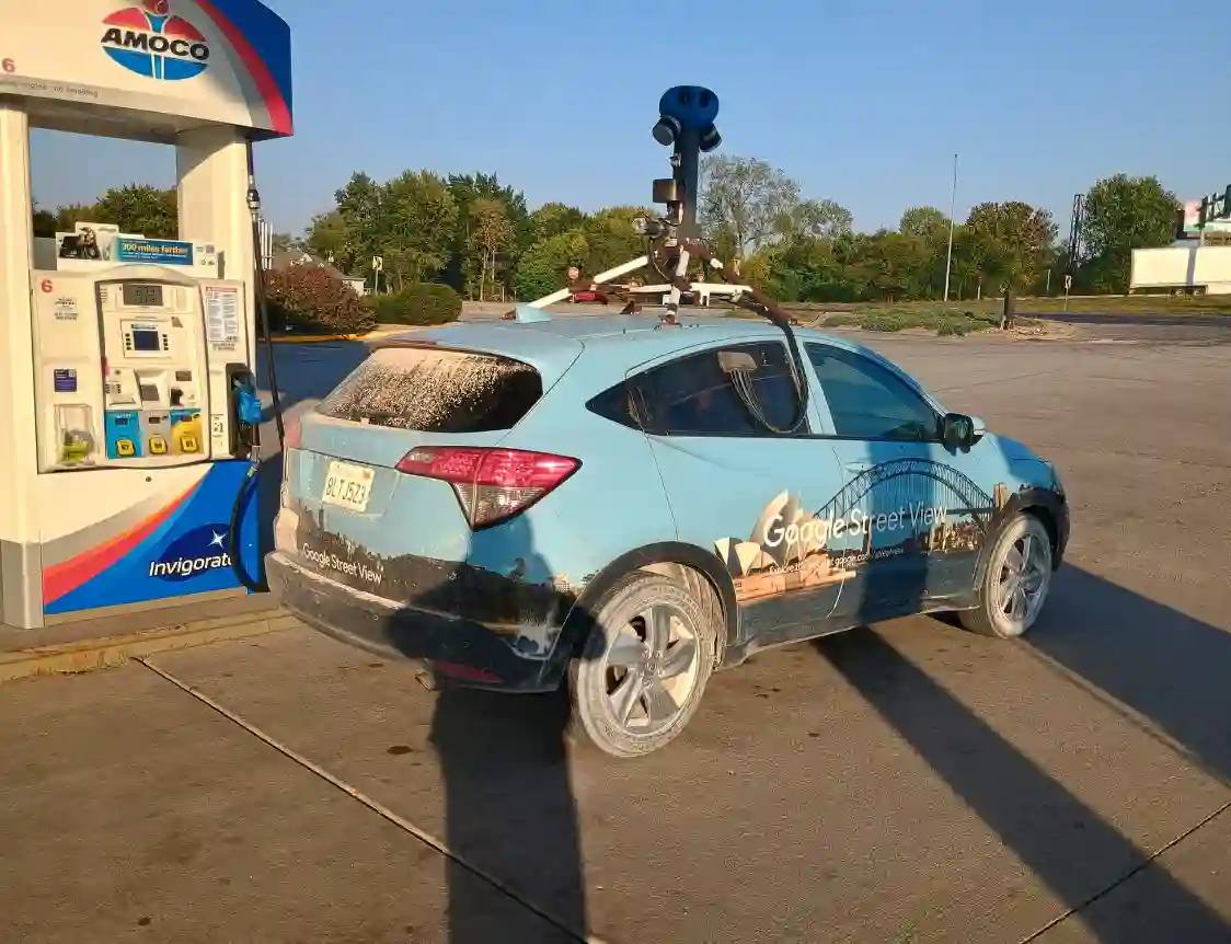 Picture of a Google Car spotted in Oak Grove, Missouri, United States on October 11, 2024.