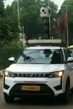 Picture of a Apple Car spotted in Vadodara, Gujarat, India on October 12, 2024.