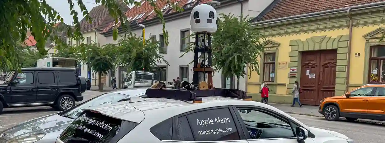 Picture of a Apple Car spotted in Trnava, Trnava Region, Slovakia on October 7, 2024.