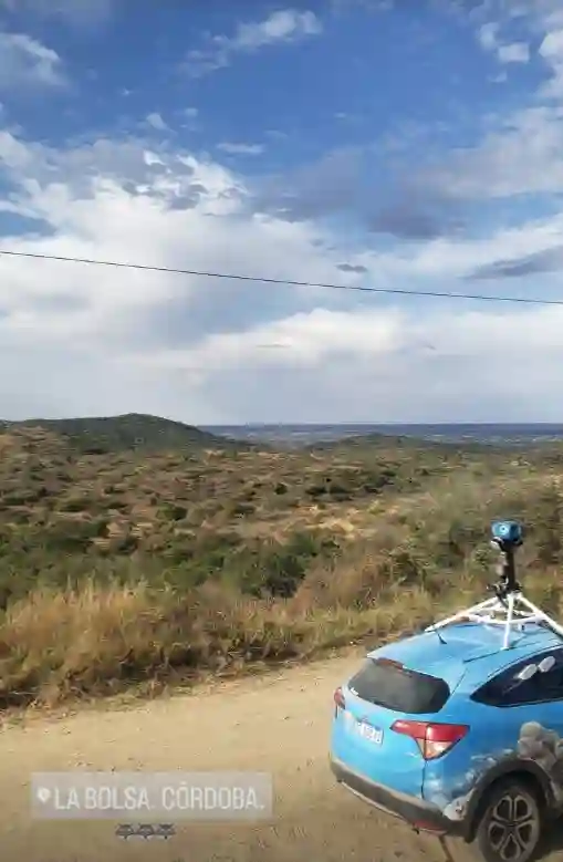 Picture of a Google Car spotted in La Bolsa, Córdoba Province, Argentina on June 14, 2024.