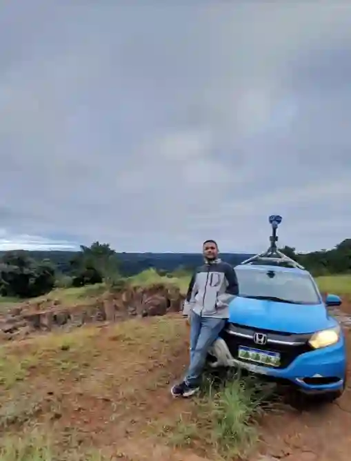 Picture of a Google Car spotted in Campo Grande, Misiones, Argentina on May 29, 2024.