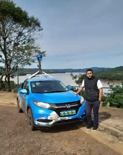 Picture of a Google Car spotted in Panambí, Misiones, Argentina on May 15, 2024.