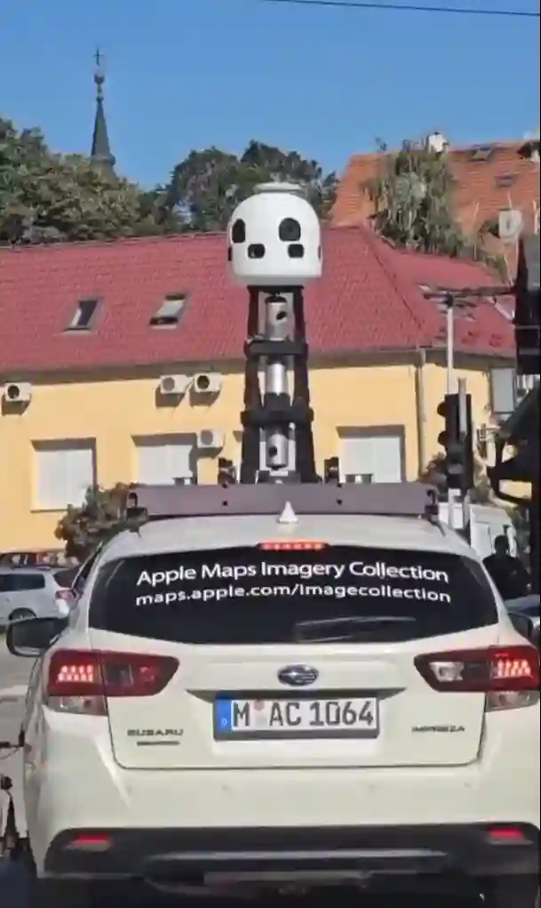 Picture of a Apple Car spotted in Sremska Mitrovica, Serbia on October 1, 2024.