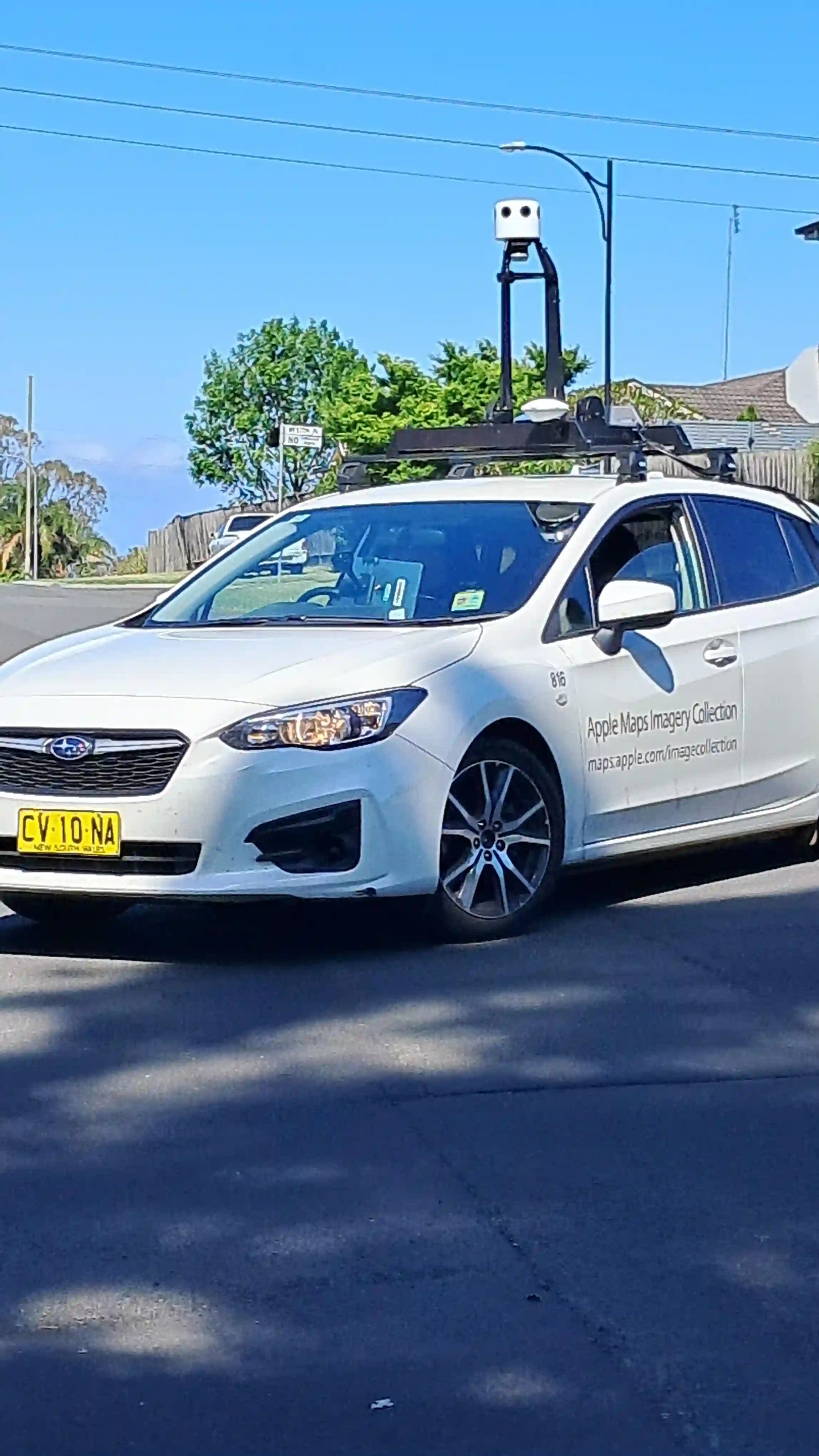 Picture of a Apple Car spotted in Horsley, New South Wales, Australia on October 20, 2024.