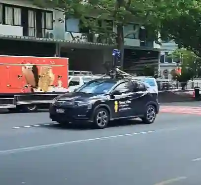 Picture of a Google Car spotted in Auckland, New Zealand on October 21, 2024.