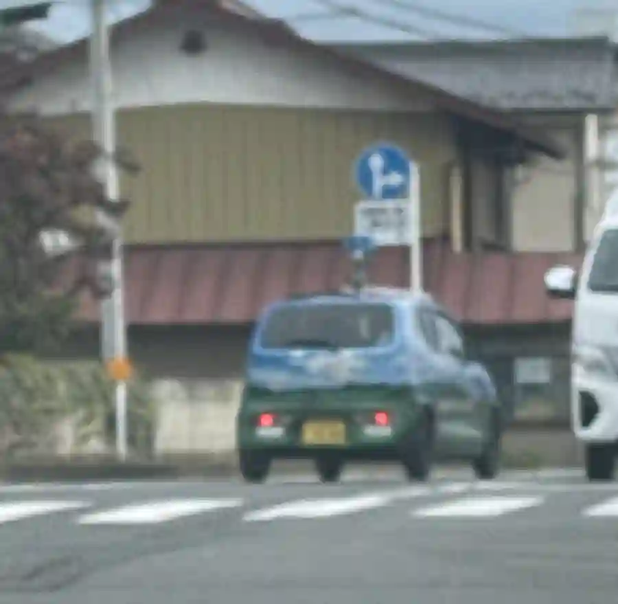 Picture of a Google Car spotted in Japan on October 22, 2024.